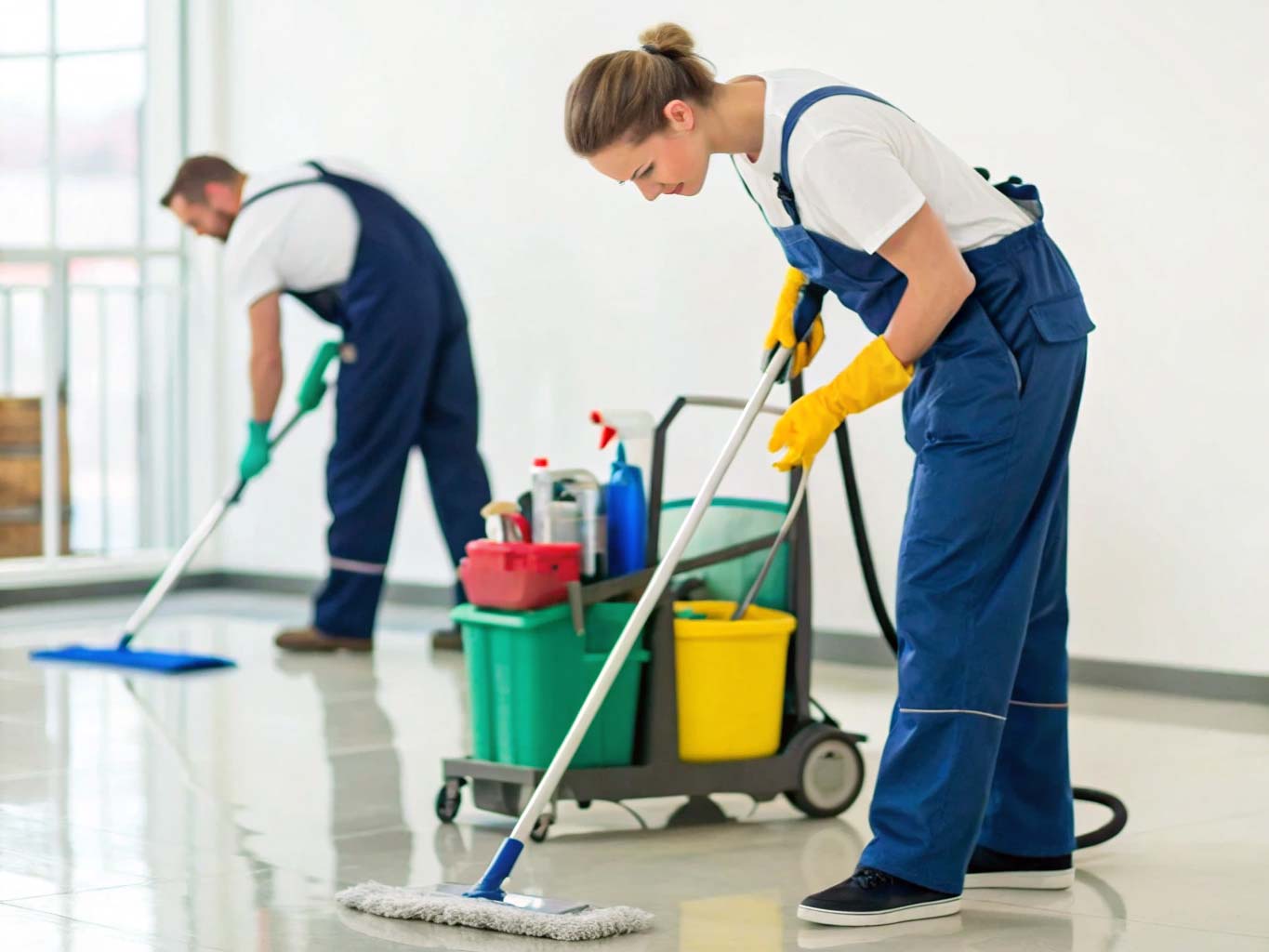 Cleaning service marketing agency hero image