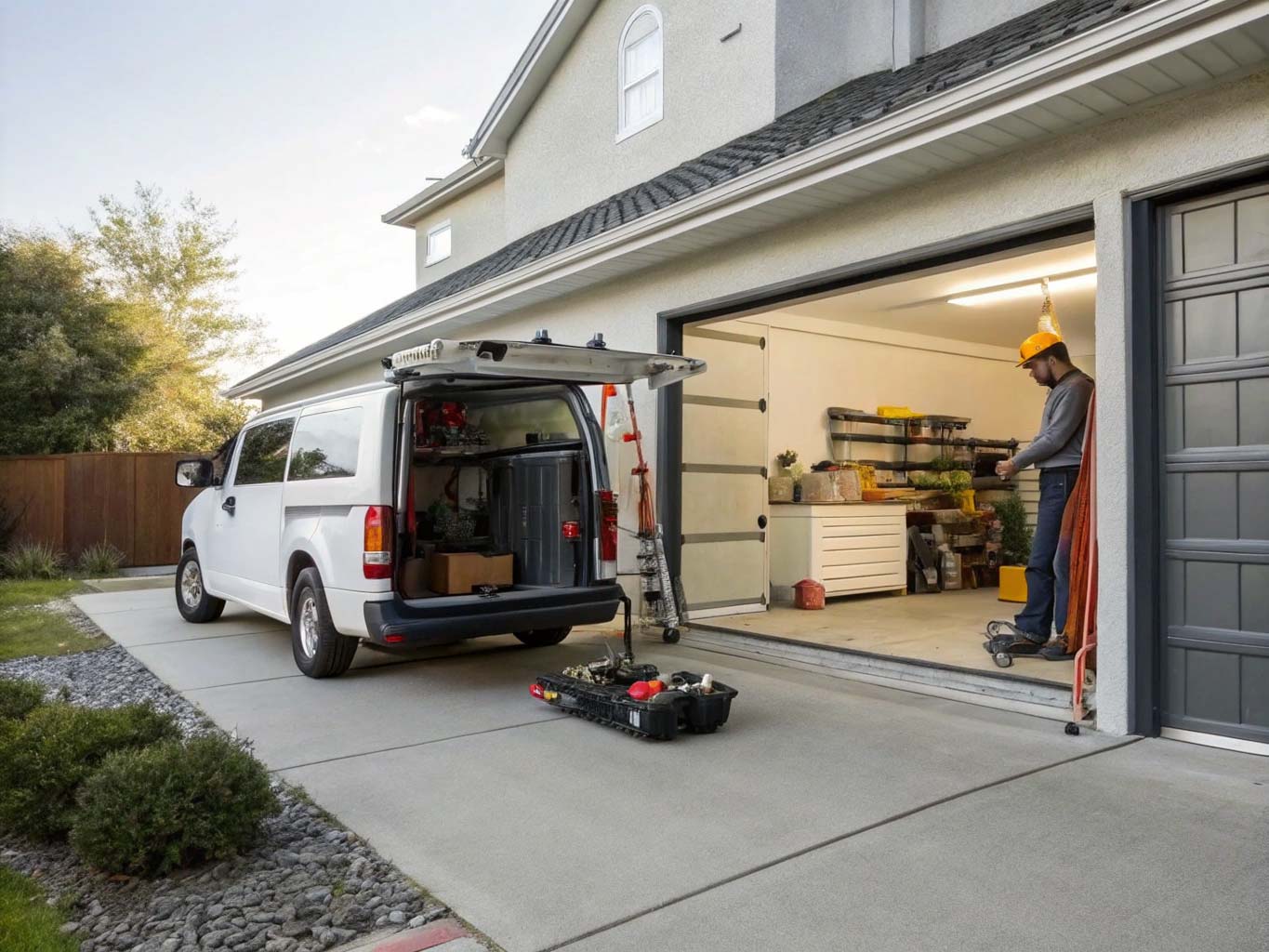 Garage door repair marketing agency hero image